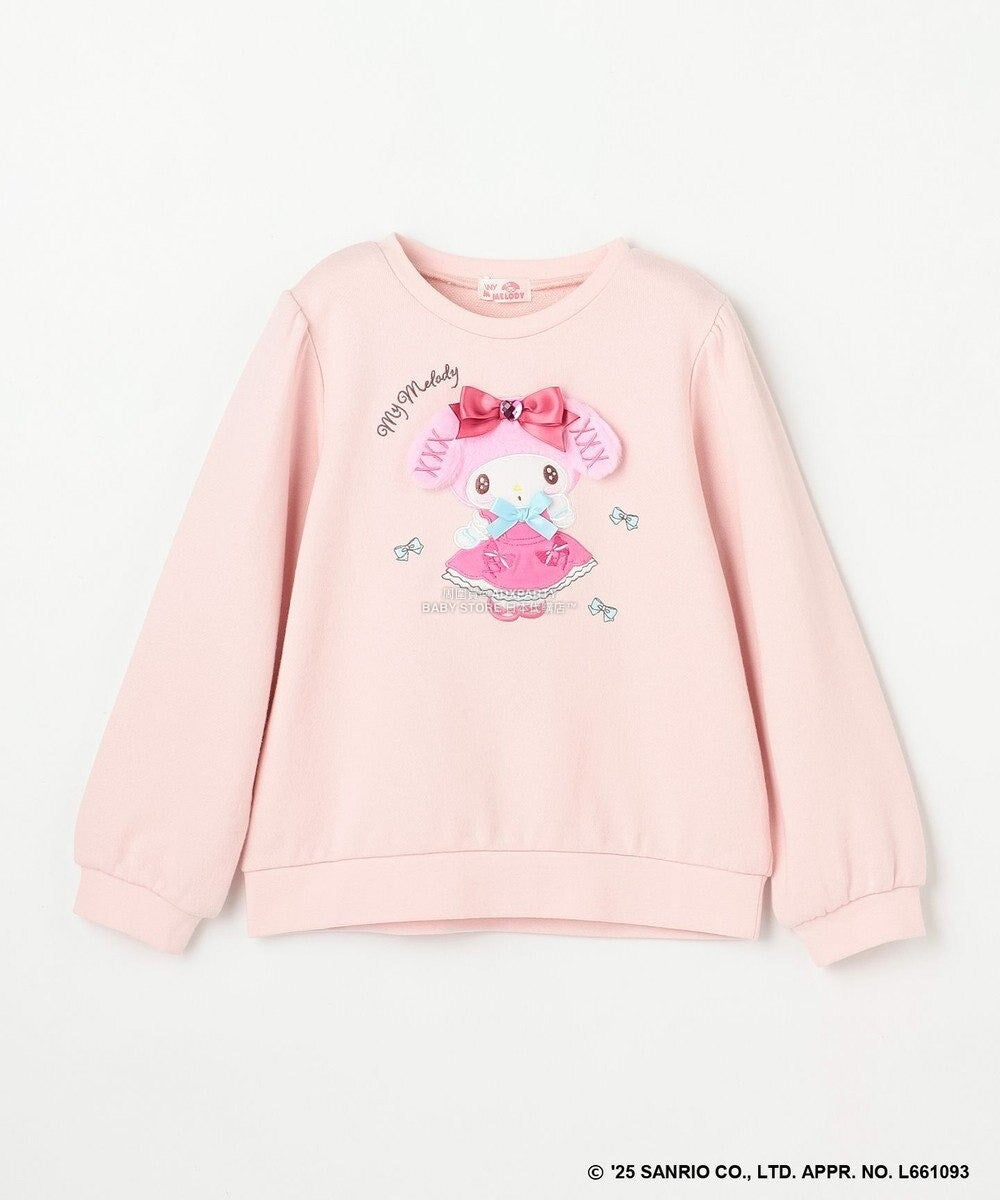 日本童裝 aF#a325 x Sanrio My Melody&Kuromi衛衣 90-150cm 女童款 秋季 TOPS
