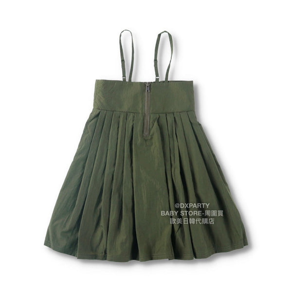 日本童裝 Branshes Ou? by EDWIN 吊帶拉鍊連身裙 90-150cm 女童款 夏季 DRESSES
