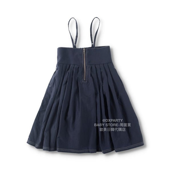 日本童裝 Branshes Ou? by EDWIN 吊帶拉鍊連身裙 90-150cm 女童款 夏季 DRESSES