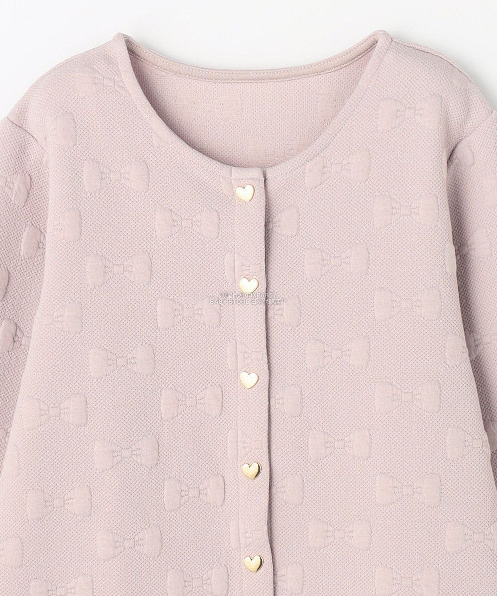 日本童裝 aF#a325 蝴蝶結提花外套 110-160cm 女童款 秋季 OUTERWEAR
