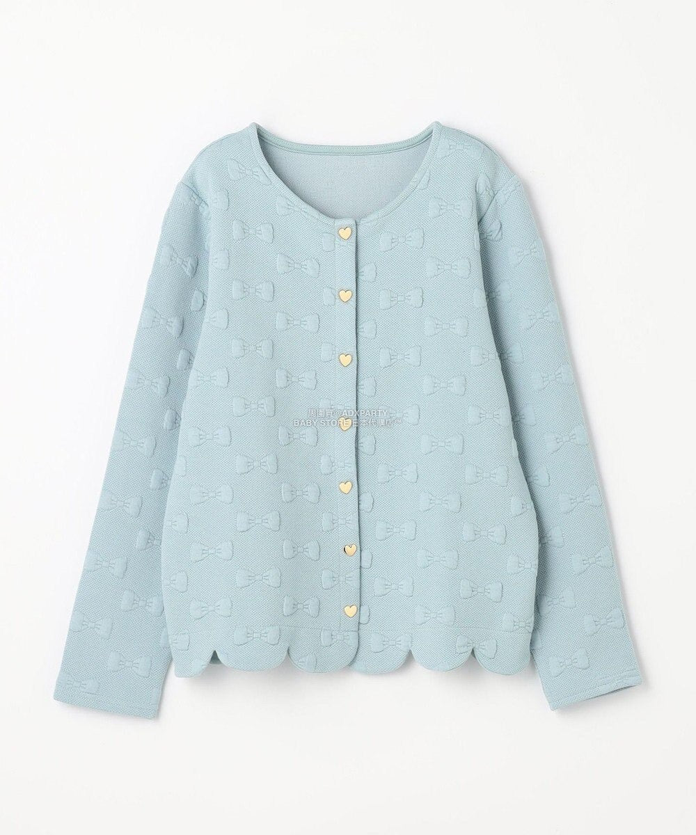 日本童裝 aF#a325 蝴蝶結提花外套 110-160cm 女童款 秋季 OUTERWEAR