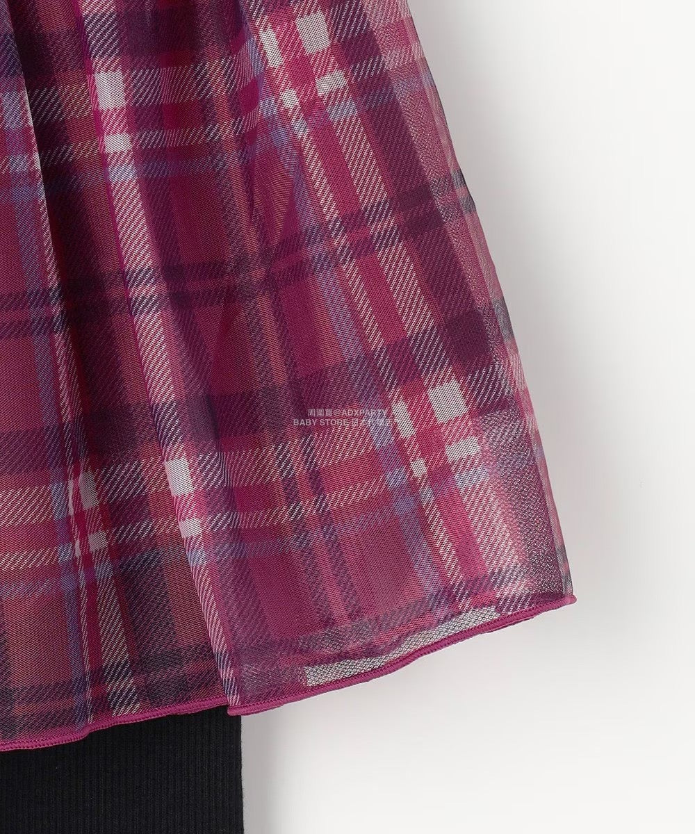 日本童裝 aF#a325 假兩件網紗裙連褲 90-140cm 女童款 秋季 SKIRTS PANTS