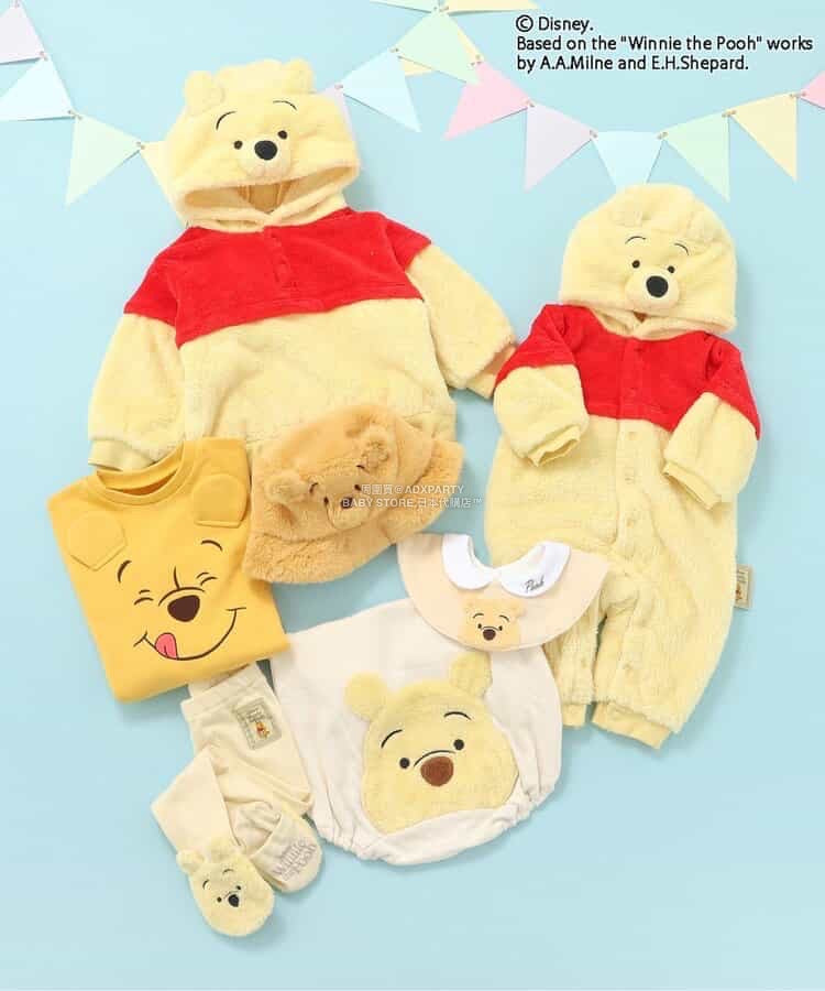 日本直送 apres les cours x Disney 小熊維尼毛毛帽 48-54cm 帽系列