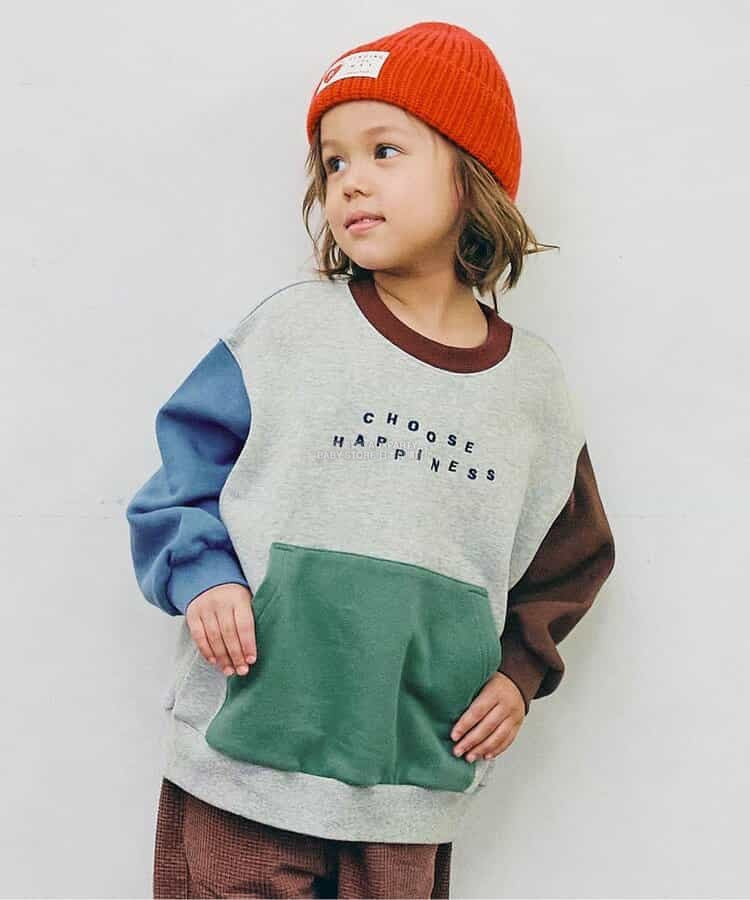 日本童裝 p.premier 刺繡字母口袋衛衣 80-140cm 男童款/女童款 秋季
TOPS