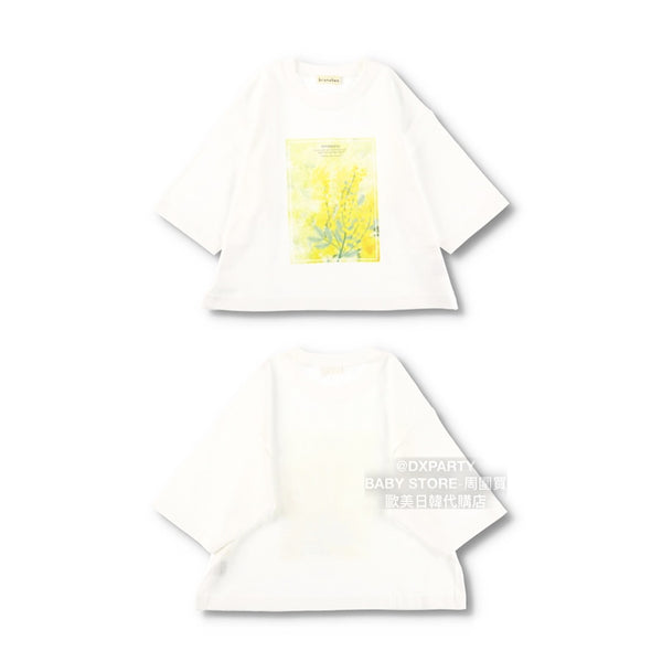 日本童裝 Branshes 短袖T恤 90-150cm 男童款 夏季 TOPS 夏日花花