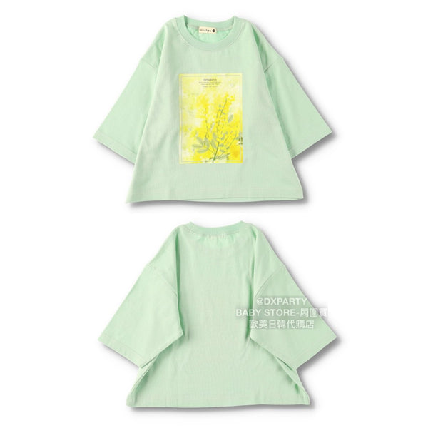 日本童裝 Branshes 短袖T恤 90-150cm 男童款 夏季 TOPS 夏日花花