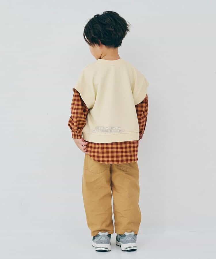 日本童裝 p.premier 假兩件拼接上衣 80-140cm 男童款 秋季 TOPS