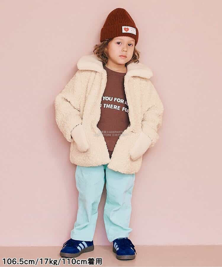 日本童裝 p.premier 泰迪毛夾棉保暖外套 80-140cm 男童款/女童款 初生嬰兒 秋季 (適合初秋、香港平均溫度、寒冷天氣)OUTERWEAR