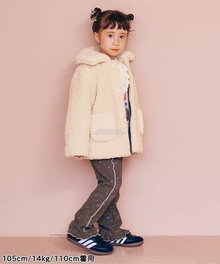 日本童裝 p.premier 泰迪毛夾棉保暖外套 80-140cm 男童款/女童款 初生嬰兒 秋季 (適合初秋、香港平均溫度、寒冷天氣)OUTERWEAR