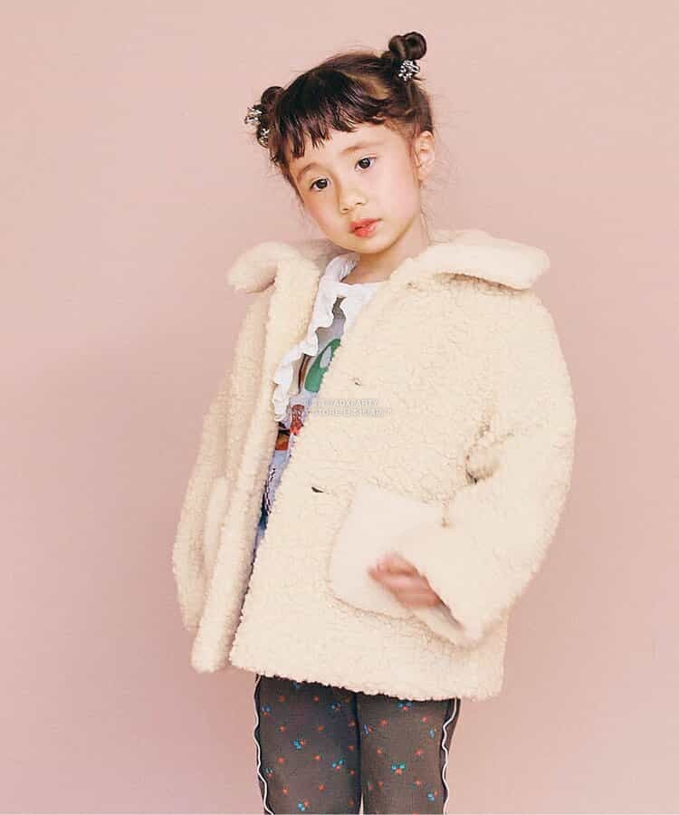 日本童裝 p.premier 泰迪毛夾棉保暖外套 80-140cm 男童款/女童款 初生嬰兒 秋季 (適合初秋、香港平均溫度、寒冷天氣)OUTERWEAR