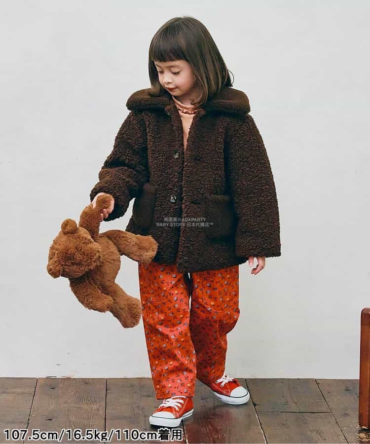 日本童裝 p.premier 泰迪毛夾棉保暖外套 80-140cm 男童款/女童款 初生嬰兒 秋季 (適合初秋、香港平均溫度、寒冷天氣)OUTERWEAR