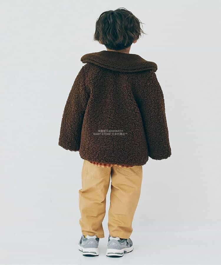 日本童裝 p.premier 泰迪毛夾棉保暖外套 80-140cm 男童款/女童款 初生嬰兒 秋季 (適合初秋、香港平均溫度、寒冷天氣)OUTERWEAR