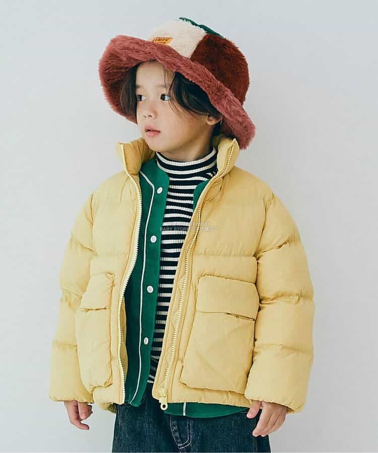 日本童裝 p.premier 立領機能棉保暖外套 80-140cm 男童款/女童款 初生嬰兒 秋季 (適合初秋、香港平均溫度、寒冷天氣)OUTERWEAR