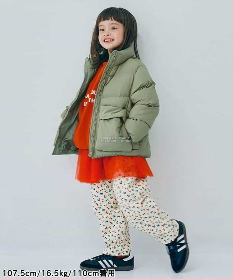 日本童裝 p.premier 立領機能棉保暖外套 80-140cm 男童款/女童款 初生嬰兒 秋季 (適合初秋、香港平均溫度、寒冷天氣)OUTERWEAR