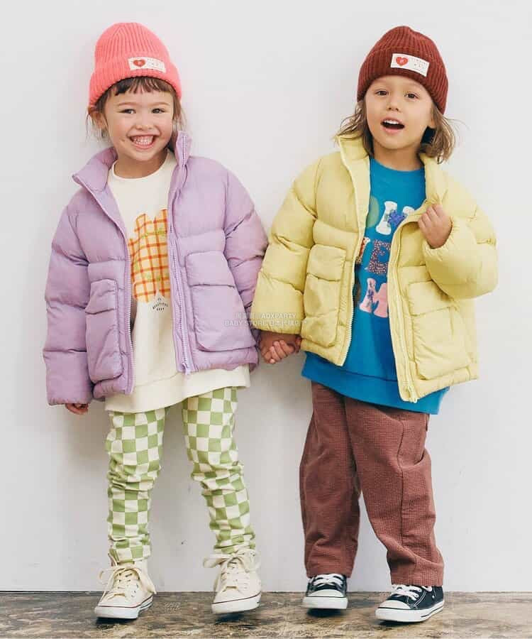 日本童裝 p.premier 立領機能棉保暖外套 80-140cm 男童款/女童款 初生嬰兒 秋季 (適合初秋、香港平均溫度、寒冷天氣)OUTERWEAR