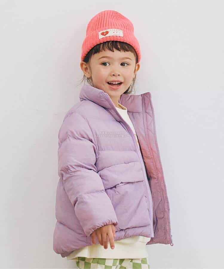 日本童裝 p.premier 立領機能棉保暖外套 80-140cm 男童款/女童款 初生嬰兒 秋季 (適合初秋、香港平均溫度、寒冷天氣)OUTERWEAR