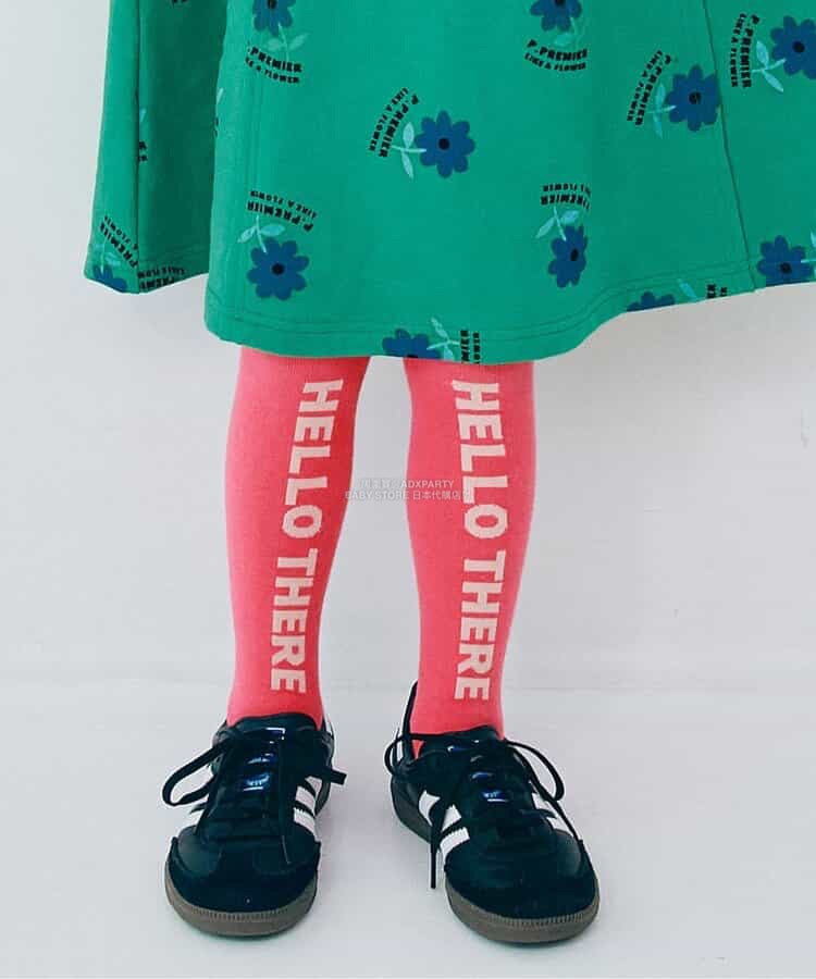 日本童裝 p.premier 字母襪褲 70-140cm 女童款 秋季 PANTS