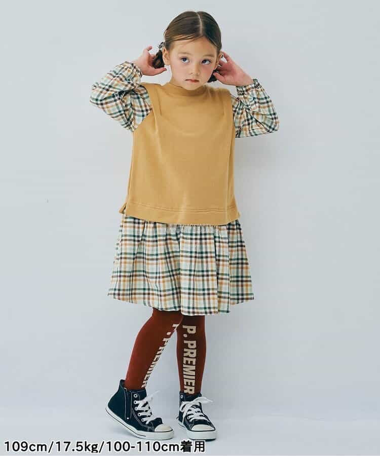 日本童裝 p.premier 字母襪褲 70-140cm 女童款 秋季 PANTS