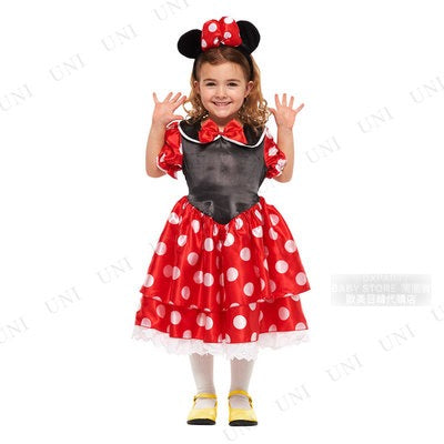 日本直送 Disney 米妮 80-140cm 女童款 萬聖節 Cosplay服裝 Halloween攪鬼特輯