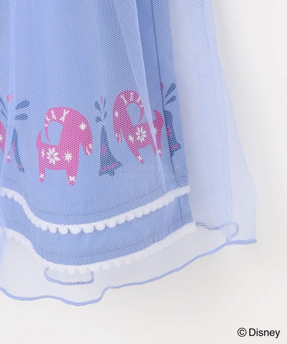 日本童裝 aF#a325 x Disney Frozen Anna公主連身裙 90-140cm 女童款 冬季 DRESSES