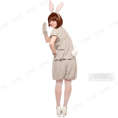 日本直送 Disney Bambi Thumper Free Size 大人款 萬聖節 Cosplay服裝 Halloween攪鬼特輯 AAA