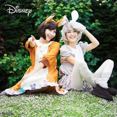 日本直送 Disney Bambi Thumper Free Size 大人款 萬聖節 Cosplay服裝 Halloween攪鬼特輯 AAA
