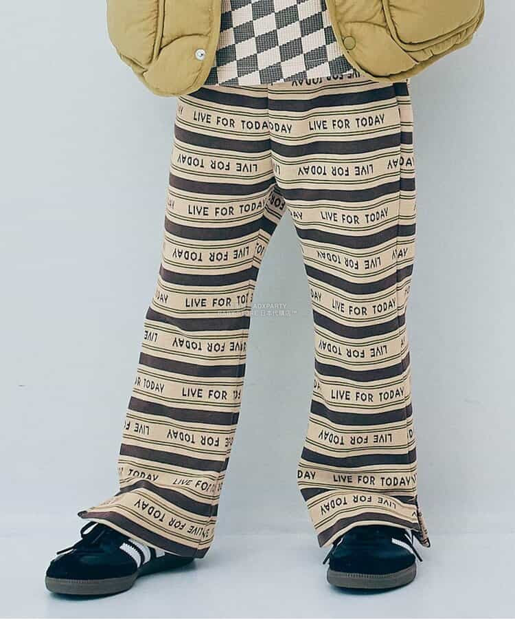 日本童裝 p.premier 提花喇叭褲 80-140cm 女童款 秋季 PANTS