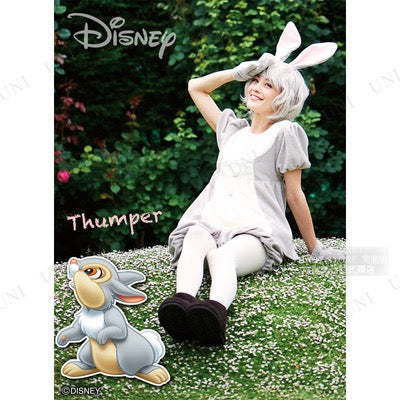 日本直送 Disney Bambi Thumper Free Size 大人款 萬聖節 Cosplay服裝 Halloween攪鬼特輯 AAA