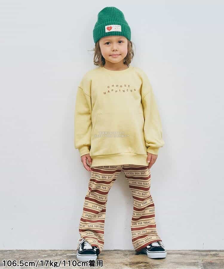 日本童裝 p.premier 提花喇叭褲 80-140cm 女童款 秋季 PANTS