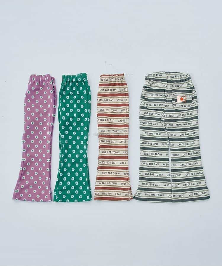 日本童裝 p.premier 提花喇叭褲 80-140cm 女童款 秋季 PANTS