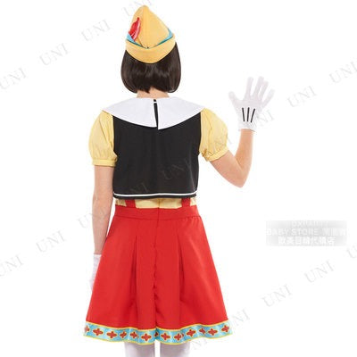 日本直送 Disney Pinocchio Free Size 大人款 萬聖節 Cosplay服裝 Halloween攪鬼特輯 AAA