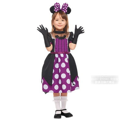 日本直送 Disney 惡魔米妮 80-140cm 女童款 萬聖節 Cosplay服裝 Halloween攪鬼特輯