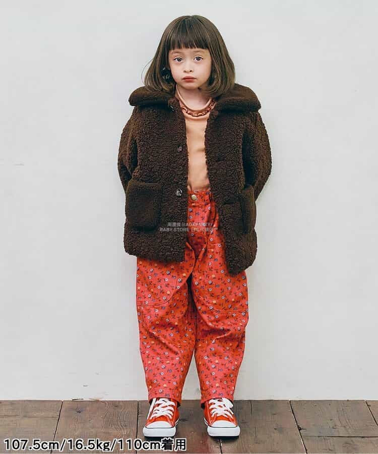 日本童裝 p.premier 印花斜紋休閒長褲 80-140cm 男童款/女童款 秋季 PANTS