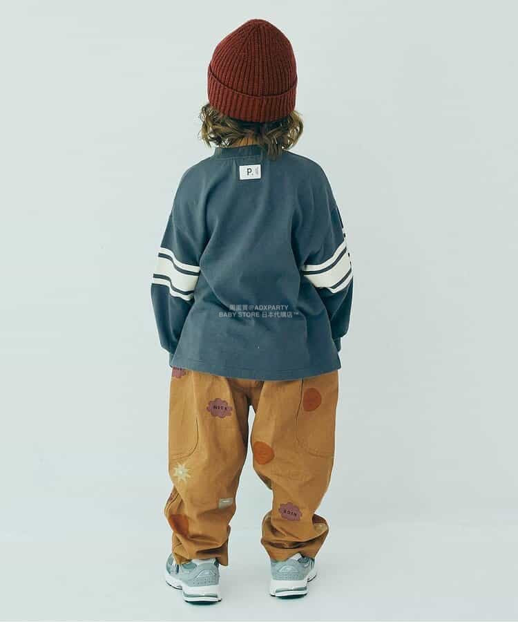 日本童裝 p.premier 印花斜紋休閒長褲 80-140cm 男童款/女童款 秋季 PANTS