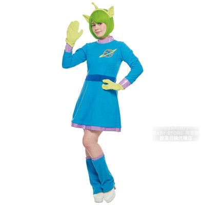 日本直送 Disney Toy Story Alien Free Size 大人款 萬聖節 Cosplay服裝 Halloween攪鬼特輯 AAA