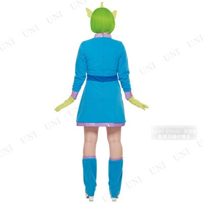 日本直送 Disney Toy Story Alien Free Size 大人款 萬聖節 Cosplay服裝 Halloween攪鬼特輯 AAA