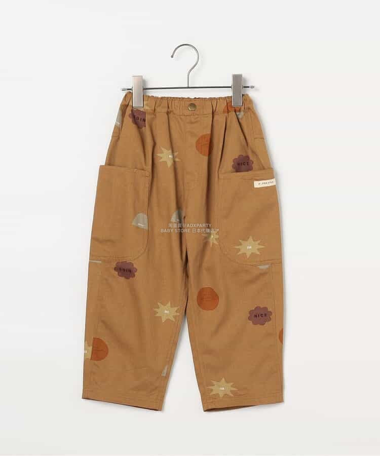 日本童裝 p.premier 印花斜紋休閒長褲 80-140cm 男童款/女童款 秋季 PANTS