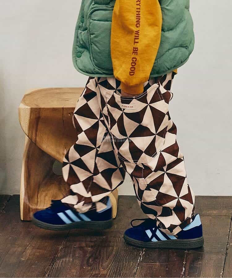 日本童裝 p.premier 印花斜紋休閒長褲 80-140cm 男童款/女童款 秋季 PANTS