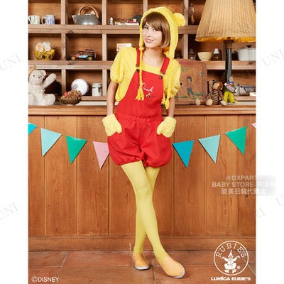 日本直送 Disney Winnie the Pooh Pooh Free Size 大人款 萬聖節 Cosplay服裝 Halloween攪鬼特輯 AAA