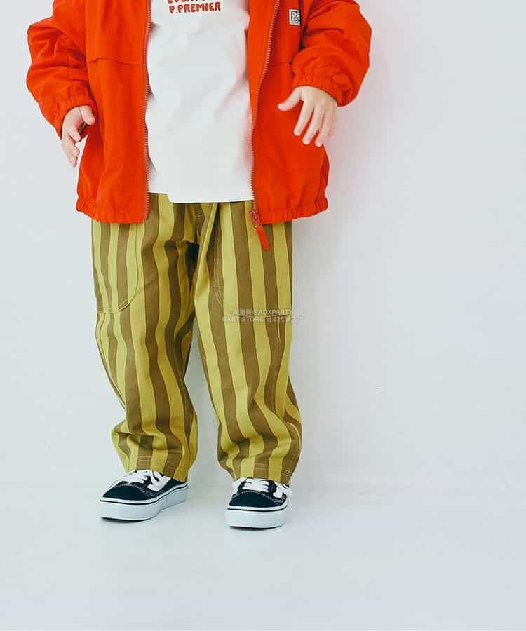 日本童裝 p.premier 印花斜紋休閒長褲 80-140cm 男童款/女童款 秋季 PANTS