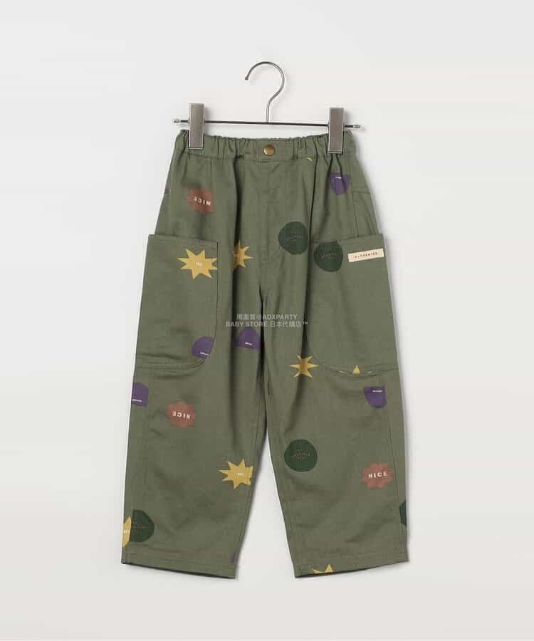 日本童裝 p.premier 印花斜紋休閒長褲 80-140cm 男童款/女童款 秋季 PANTS