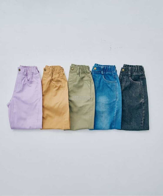 日本童裝 p.premier 休閒直筒牛仔褲 80-140cm 男童款/女童款 秋季 PANTS