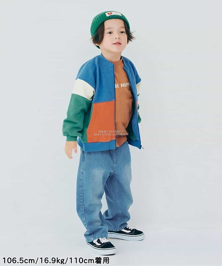 日本童裝 p.premier 休閒直筒牛仔褲 80-140cm 男童款/女童款 秋季 PANTS