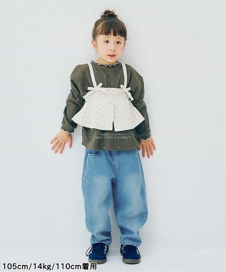 日本童裝 p.premier 休閒直筒牛仔褲 80-140cm 男童款/女童款 秋季 PANTS