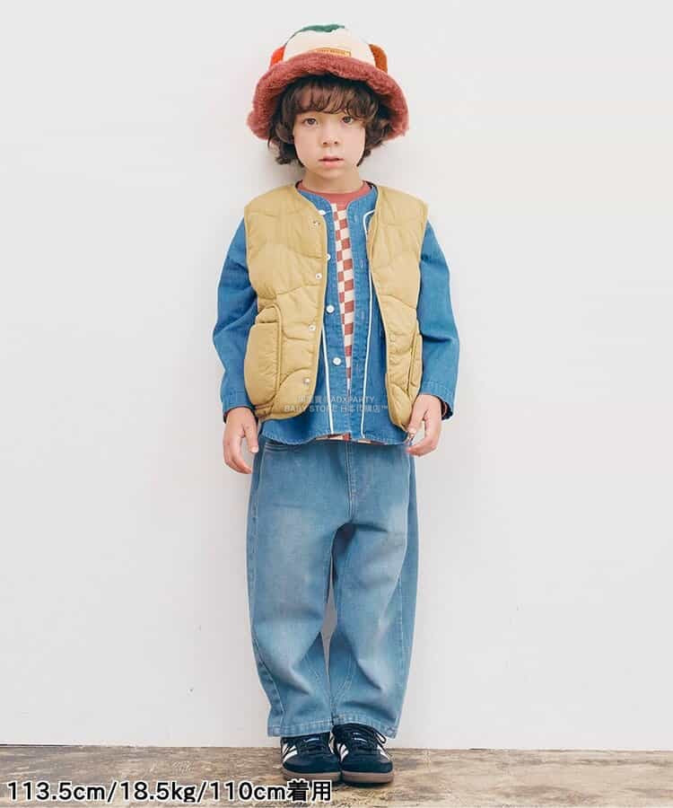 日本童裝 p.premier 休閒直筒牛仔褲 80-140cm 男童款/女童款 秋季 PANTS