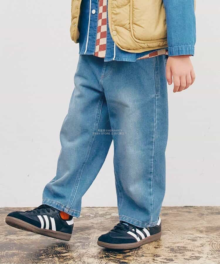 日本童裝 p.premier 休閒直筒牛仔褲 80-140cm 男童款/女童款 秋季 PANTS