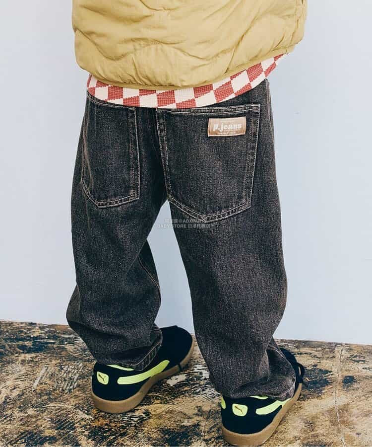 日本童裝 p.premier 休閒直筒牛仔褲 80-140cm 男童款/女童款 秋季 PANTS