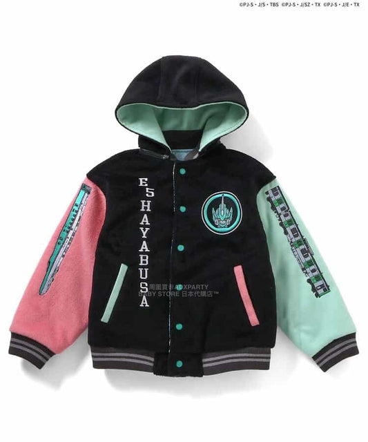 日本童裝 BREEZE x シンカリオン 刺繡連帽夾棉外套 90-140cm 男童款 冬季 (適合初秋、香港平均溫度、寒冷天氣雪)OUTERWEAR