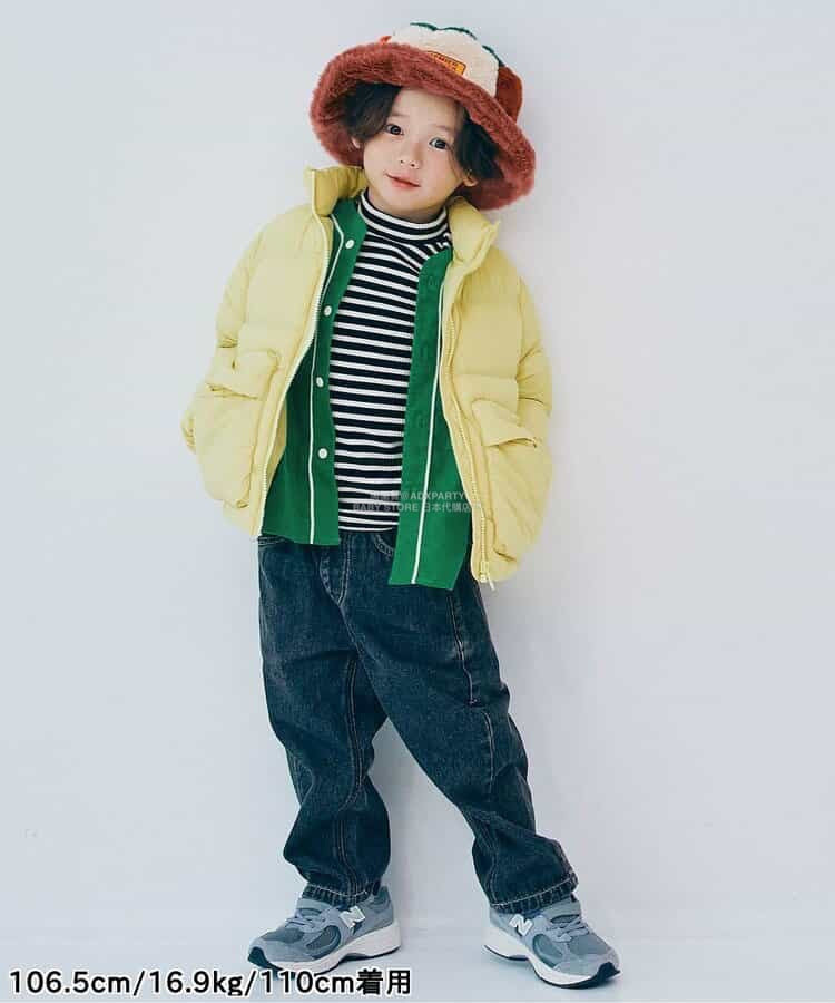 日本童裝 p.premier 標誌字母襯衫 80-140cm 男童款/女童款 秋季 TOPS 聖誕紅/新年紅