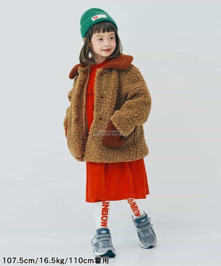 日本童裝 p.premier 荷葉邊襯衫連身裙 80-140cm 女童款 秋季 DRESSES